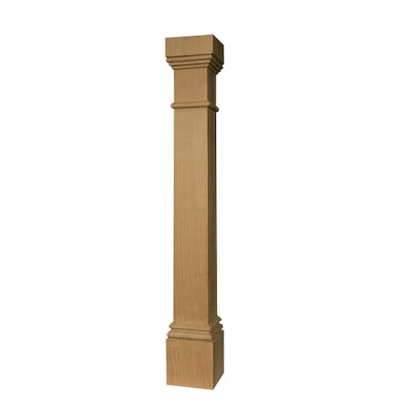 34 1/2 X 5 Traditional Square Cabinet Column In Alder